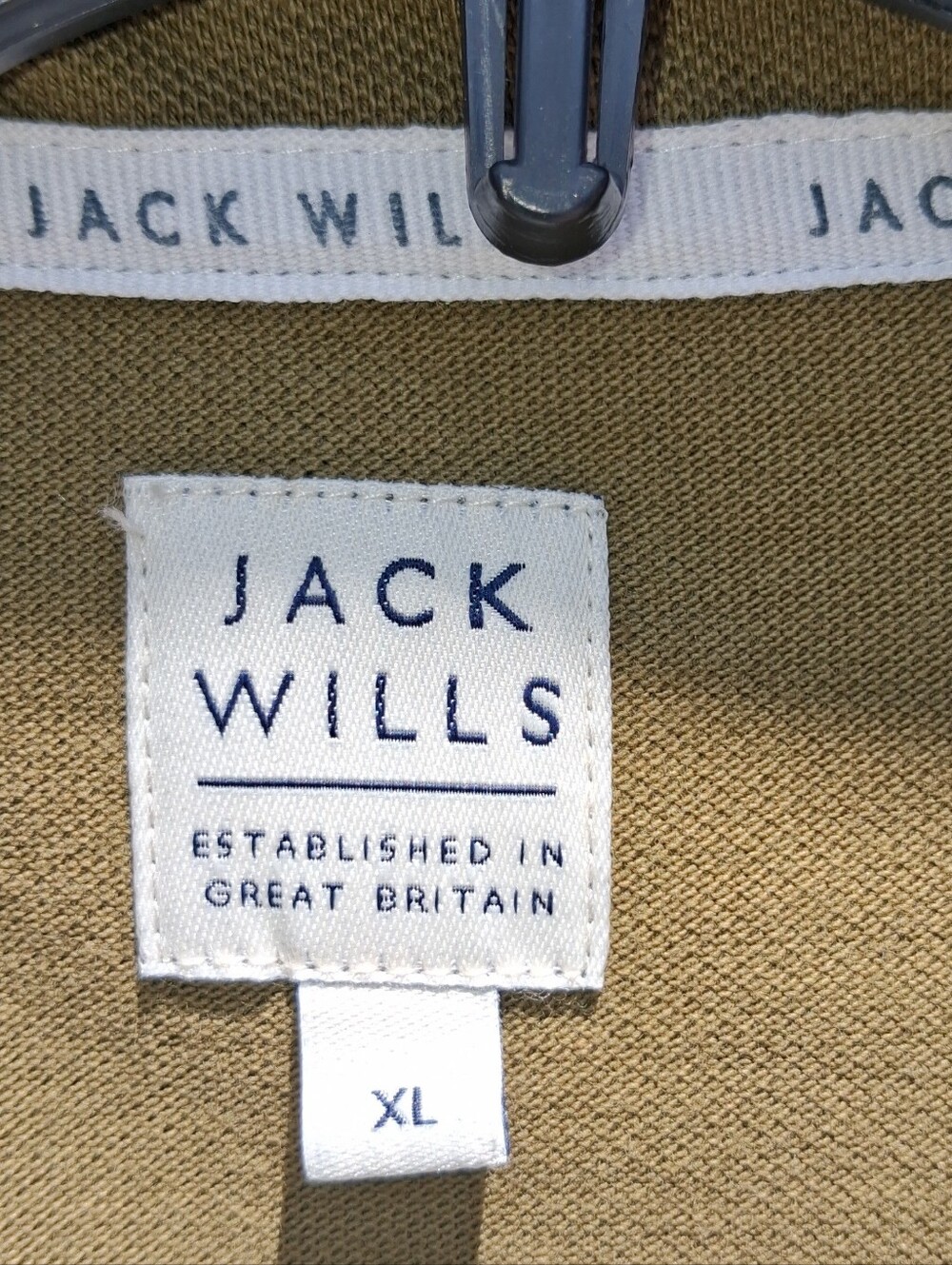 Jack Wills Olive Knit Top - Classic Crew